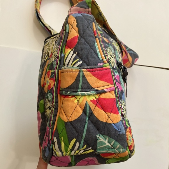 Vera Bradley Jazzy Blooms (Retired) Cross-body Satchel Bag -excellent condition - Picture 3 of 6